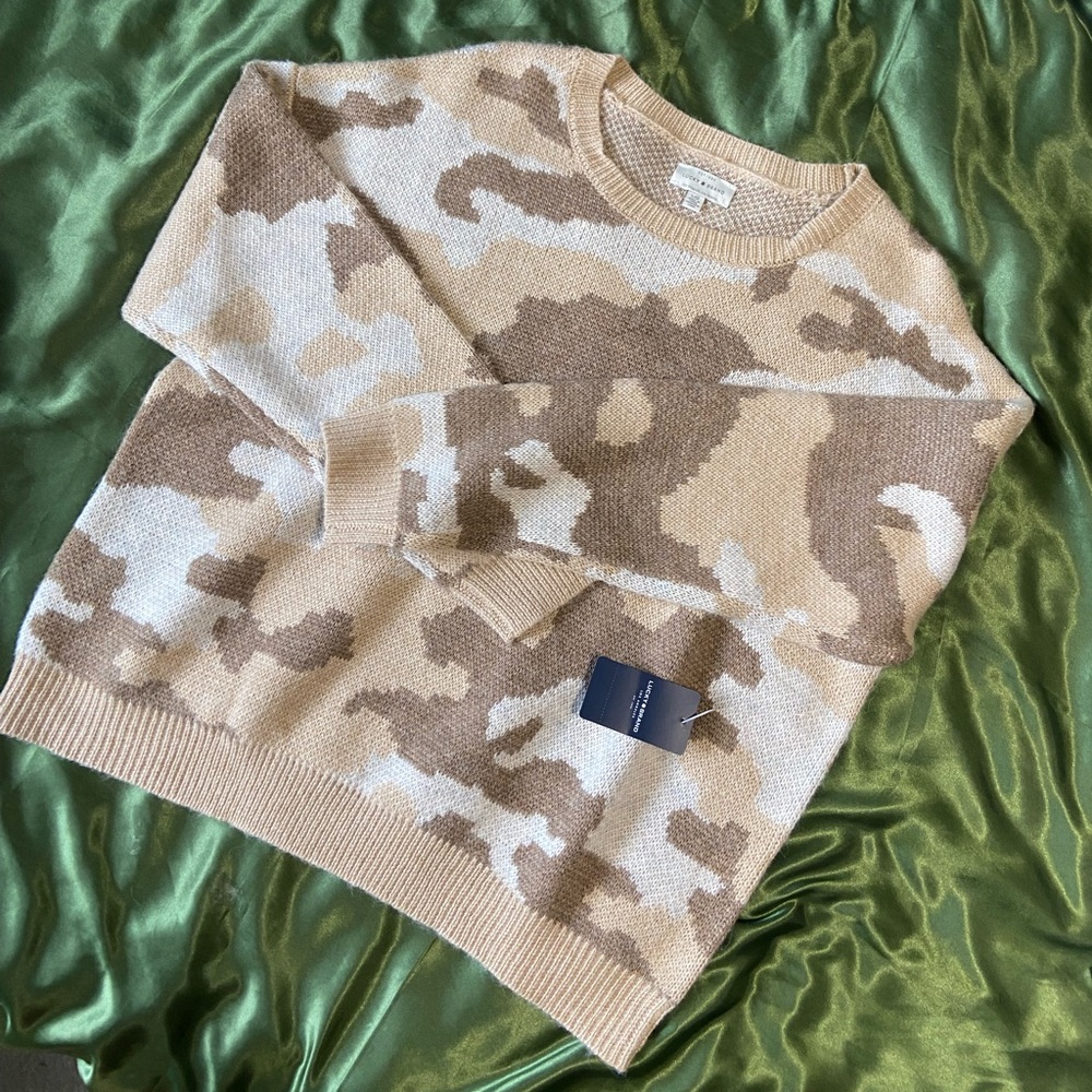 Camo sweater